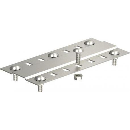 SSLB 200 VA4301 7070361 OBO BETTERMANN Chapa de unión, con 2 fijaciones, B200mm, Acero inoxidable 1.4301, VA..