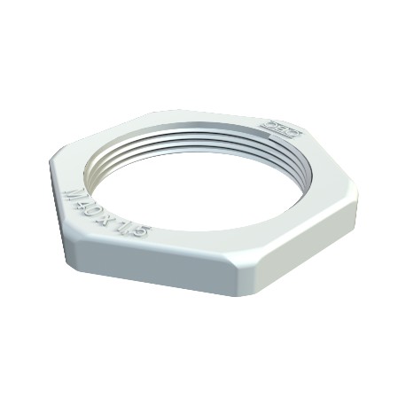 116 M20 LGR PA 2048922 OBO BETTERMANN Controdado, M20, grigio chiaro, RAL 7035, poliammide, PA