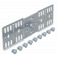 RGV 85 FS 7082029 OBO BETTERMANN Adjustable connector for cable tray, 85x270, Strip-galvanised, DIN EN 10147..