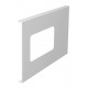 D2-2 170RW 6194133 OBO BETTERMANN Piastra di montaggio doppio introito, 170x300mm, bianco puro, 9010, Clorur..