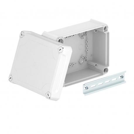T 160 OE HD LGR 2007734 OBO BETTERMANN Junction Box, geschlossen mit erhöhtem Deckel, 190x150x94, Hellgrau, ..