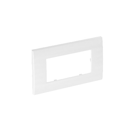 AR45-F2 RW 6119342 OBO BETTERMANN Cover frame for double Modul 45, 84x140mm, Pure white, 9010, Polycarbonate..
