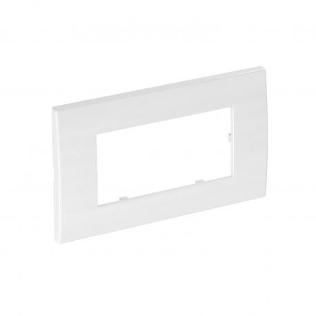 AR45-F2 RW 6119342 OBO BETTERMANN Telaio, Modul 45, doppio, 84x140mm, bianco puro, 9010, Policarbonato, PC