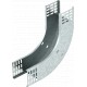 RBV 860 S FS 7007250 OBO BETTERMANN 90° vertical bend rising, 85x600, Strip-galvanised, DIN EN 10147, Steel,..