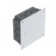 UV 150 K 2003124 OBO BETTERMANN caixa de junção, recesso, 150x150x65, preto, poliestireno, PS