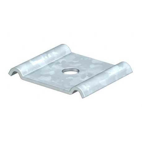 GKS 50 07 FT 6015271 OBO BETTERMANN flangia di montaggio, vite M6, 60x40, zincato a caldo, DIN EN ISO 1461 A..