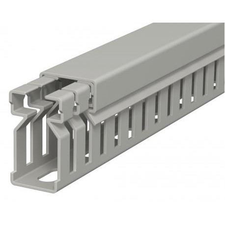 LK4 30015 6178003 OBO BETTERMANN Geschlitzt Kabelkanalsystem, 30x15x2000, steingrau, 7030, Polyvinylchlorid,..