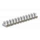 74 CE WS 2056224 OBO BETTERMANN Régua de terminais, 6.0mm², Branco, polipropileno, PP