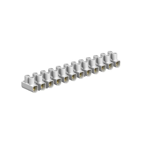 74 CE WS 2056224 OBO BETTERMANN Régua de terminais, 6.0mm², Branco, polipropileno, PP