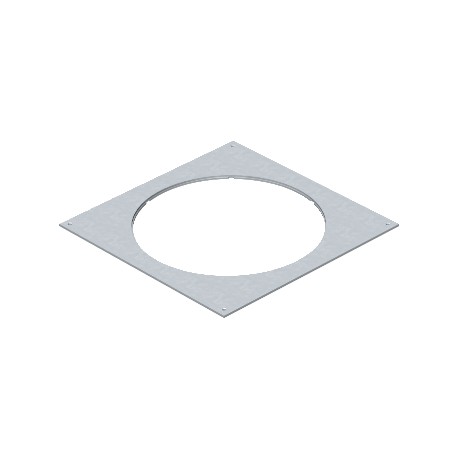 DUG 350-3 R9 7400549 OBO BETTERMANN Coperchio di montaggio, 350-2 / 3 per R9, 383x383x4, banda zincato, DIN ..