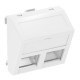 DTS-02C RW1 6119286 OBO BETTERMANN DTS-02C RW1, DTS-02C RW1, 45x45mm, blanco puro, 9010, Policarbonato, PC