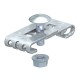 GEV 36 G 6016715 OBO BETTERMANN Eckverbinder für Gitterrinne, galvanisch, DIN 50961, Stahl, St