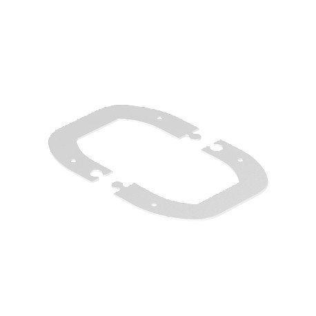 WAGDM45 6290387 OBO BETTERMANN pannello del soffitto, per ISSDM 45, 185x135x2, bianco puro, 9010 Acciaio St