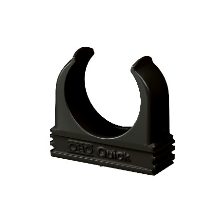 2955 M25 SW 2149567 OBO BETTERMANN Quick clip , M25, Jet black, 9005, Polypropylene, PP