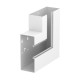 GS-AFS90210RW 6278120 OBO BETTERMANN Ángulo plano, ascendente asimétrico, 90x210mm, blanco puro, 9010, Acero..