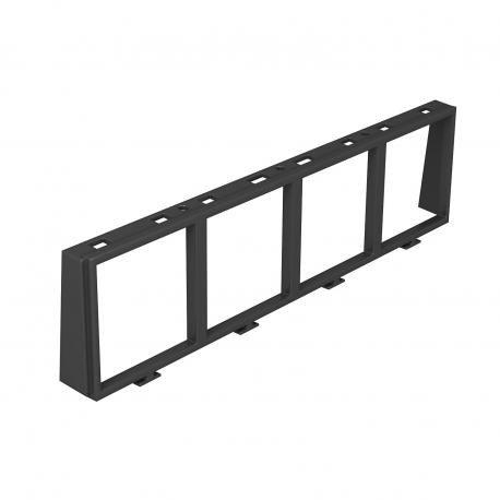 MT45V 4 7408670 OBO BETTERMANN Marco, 4 x 1 Modul 45, nero grafite, 9011, poliammide, PA