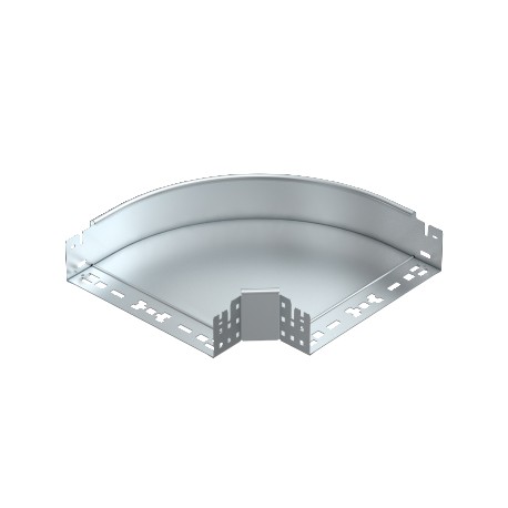 RBM 90 840 FS 6041496 OBO BETTERMANN Curva de 90°, con conexión rápida, 85x400, galvanizado en banda, DIN EN..