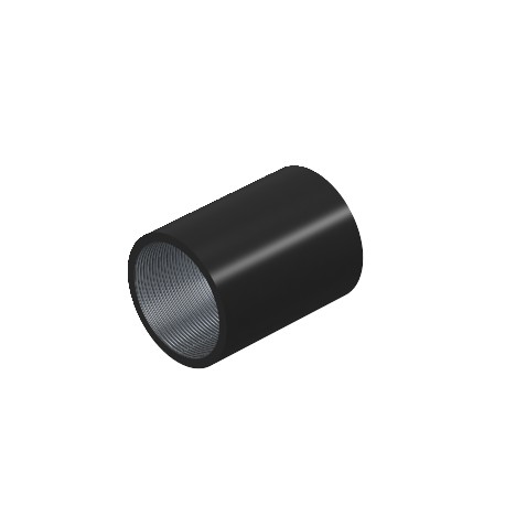 SVM25W SW 2046524 OBO BETTERMANN Threaded steel sleeve , M25x1,5, Black, Painted, Steel, St