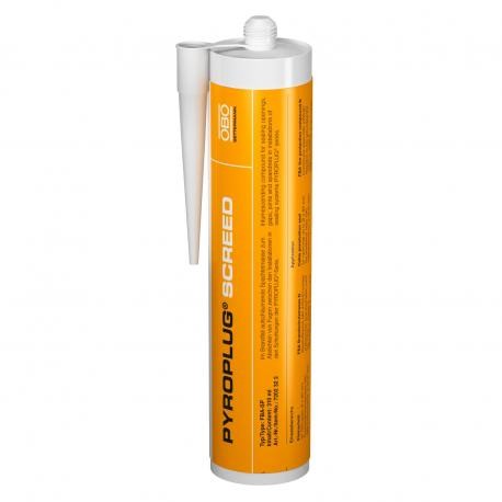 FBA-SP 7202322 OBO BETTERMANN Putty tapaporos c / cartucho de fogo, 310ml, marrom, Construção
