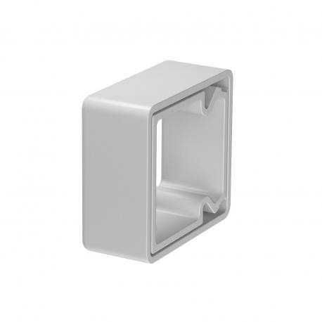 KSR40040 6249846 OBO BETTERMANN Kantenschutzring für LKM-Kanäle, 40x40mm, Grau, Polyethylen, PE