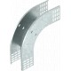 RBV 860 F FS 7007290 OBO BETTERMANN Entre 90 ° curva vertical, que, 85x600, Strip-galvanizado a norma DIN EN..