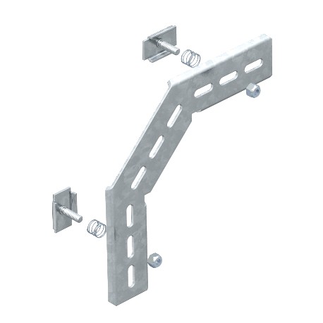 MW 90 SL17 FT 6017347 OBO BETTERMANN 90° installation angle for C-mesh cable tray, 170x170, Hot-dip galvanis..