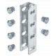 VUS 5 FT 6018505 OBO BETTERMANN Unione per il profilo a U, incl.tornillos cabez.alomada, 190x44, zincato a c..