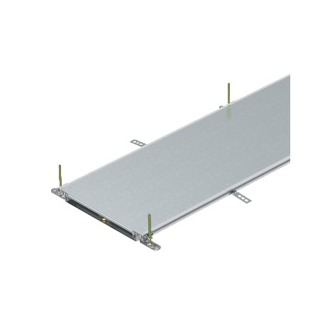 OKA-W5004030 7424406 OBO BETTERMANN Flushfloor trunking unit blank, 2400x500x40, Strip-galvanised, DIN EN 10..