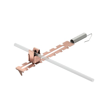 132 U-CU 5203023 OBO BETTERMANN leadframe cume, definindo comprimento variável, chapeamento de cobre, aço in..