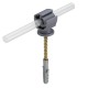 177 B-HD30 5207878 OBO BETTERMANN Soporte para conductor, con tirafondos, 30mm, gris, Poliamida, PA