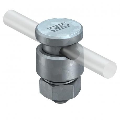 5001 N-FT 5304164 OBO BETTERMANN conector grampeado para RD 8-10 8-10 mm, galvanizado a quente, DIN EN ISO 1..