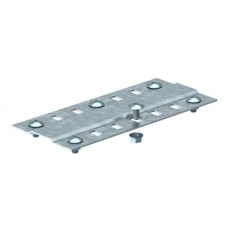 SSLB 100 DD 7070306 OBO BETTERMANN Giunzione piastra con 2 fissaggi, B100mm, alluminio zincato, double dip, ..
