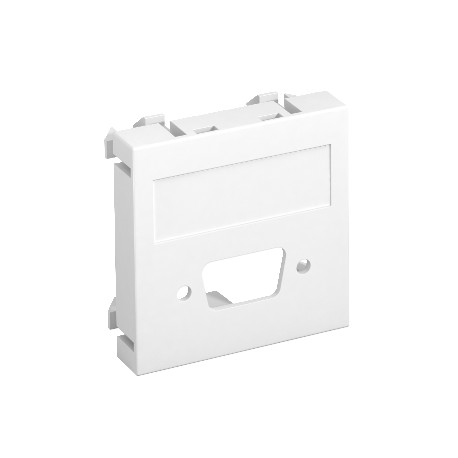 MTG-DB O RW1 6104706 OBO BETTERMANN Prenez multimédia, VGA / D-Sub9, sans prise de raccordement, 45x45mm, bl..