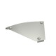 DFBM 45 100 V2A 7138430 OBO BETTERMANN 45° bend cover for bend RBM 45 100, B 100mm, Stainless steel, grade 3..