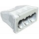 61 325 LGR 2054485 OBO BETTERMANN I terminali, terminali senza viti, 3x2,5mm2, grigio chiaro, RAL 7035, poli..