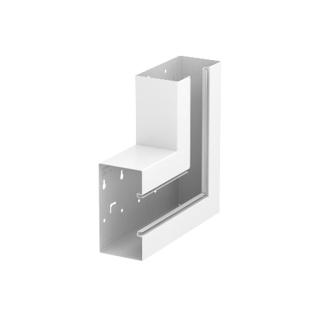 GS-SFS90170RW 6277720 OBO BETTERMANN ángulo plano ascendente simétrica, 90x170mm, Blanco puro, 9010, Acero, ..