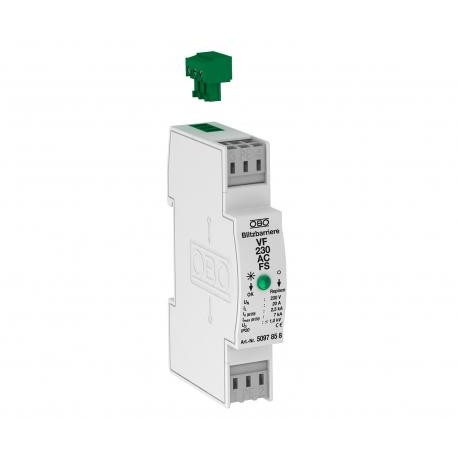VF230-AC-FS 5097858 OBO BETTERMANN Parafoudre, avec la signalisation à distance, 230 V AC,