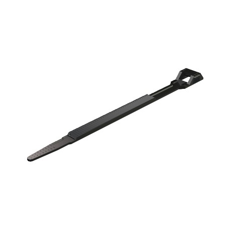 550 6X290 SW 2330075 OBO BETTERMANN Strip clip single lock, 6x290mm, Black, Polyamide, PA