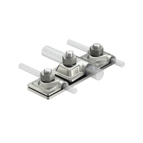 isCon AP2-16 VA 5408028 OBO BETTERMANN Placa de conexión, para dos cables isCon, 16x8-10mm, Acero inoxidable..