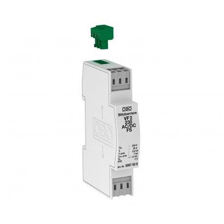 VF2-230-AC/DC-FS 5097939 OBO BETTERMANN Blitzbarriere mit Fernsignalisierung, 230V AC,