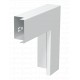 LKM F40060RW 6249000 OBO BETTERMANN angle plan, avec couvercle, 40x60mm, blanc pur, 9010, bande galvanisé / ..