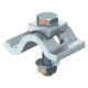 TKS-L-25 FT 6355808 OBO BETTERMANN Garra tensora ligera, con tuercas, M10x50, galvanizado en caliente por in..