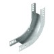 RBV 305 S FS 7007170 OBO BETTERMANN 90° vertical bend rising, 35x50, Strip-galvanised, DIN EN 10147, Steel, ..