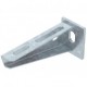 AW 15 11 FT 6420656 OBO BETTERMANN Support renforcé pour mur ou profil, B110mm, galvanisé à chaud, DIN EN IS..