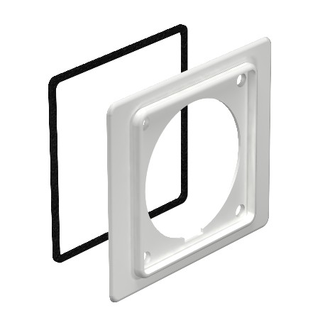 2393 16 6024025 OBO BETTERMANN Adaptador para CEE 16 caixas A, pedra cinza, 7030, policloreto de vinilo, PVC