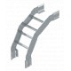 LGBV 116 VS FT 6218970 OBO BETTERMANN Articulated bend vertical, with VS rungs, 110x600, Hot-dip galvanised,..