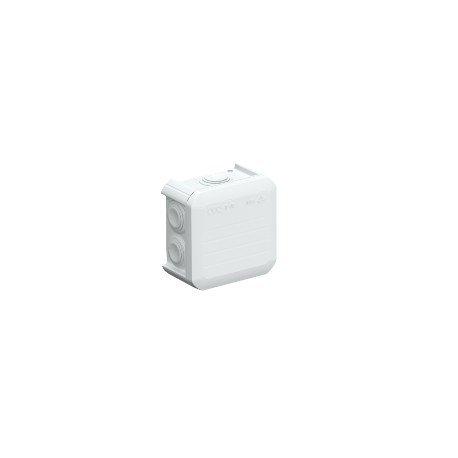 T 40 RW 2007517 OBO BETTERMANN Junction box with entries, 90x90x52, Pure white, 9010, Polypropylene, PP
