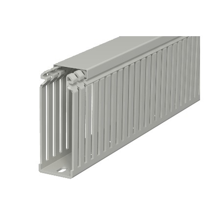 LKV 10037 6178334 OBO BETTERMANN Canal Box, 100x37x2000, pedra cinza, 7030, cloreto de polivinilo, PVC