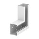 GS-AFS90130RW 6277520 OBO BETTERMANN angle plan 90x130mm vers le haut asymétrique, blanc pur, 9010 Steel St