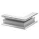 GAD AEL 6115789 OBO BETTERMANN canto exterior, design duto sem cobertura, alumínio anodizado, Alu